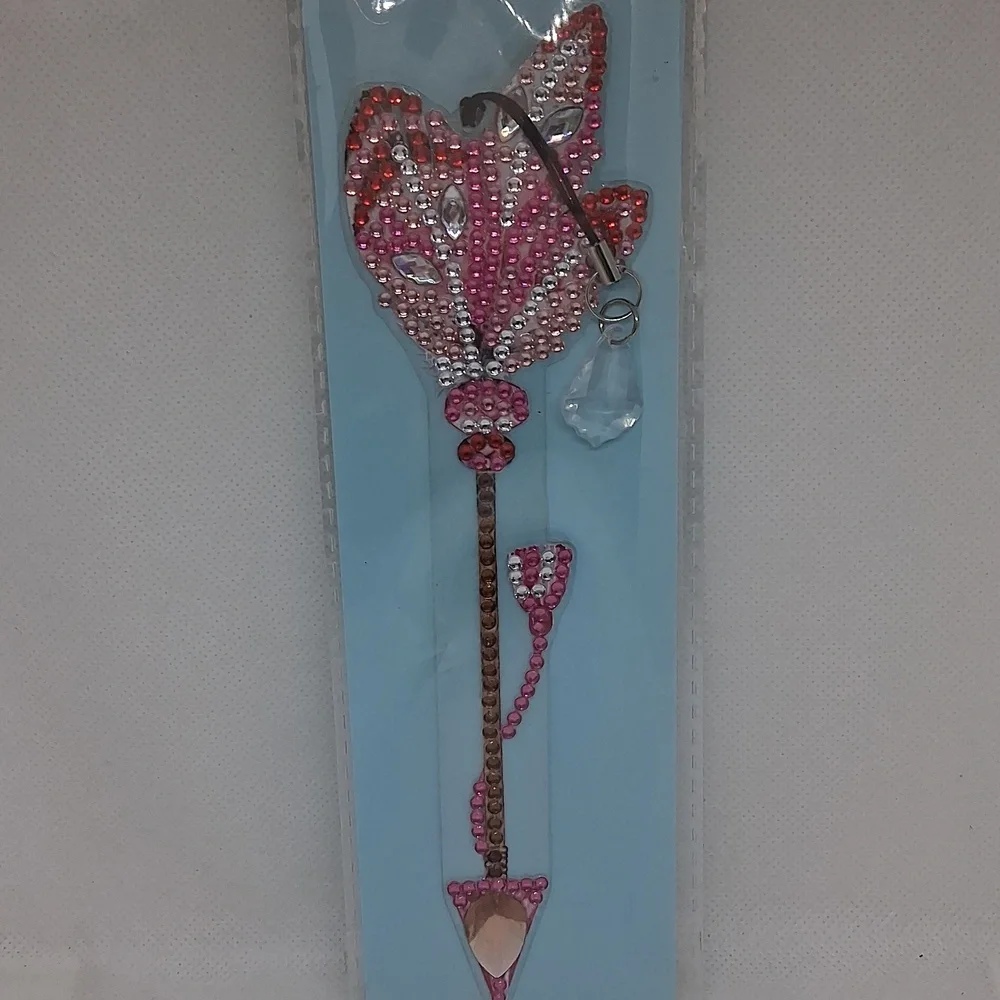 Handmade Rhinestone Bookmark - Picture 2 of 3